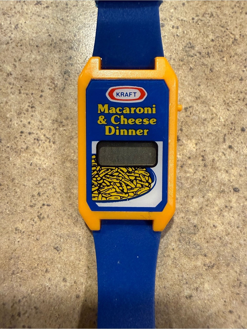 *Non-Working* Vintage Kraft Macaroni & Cheese Dinner Digital Watch Super Rare